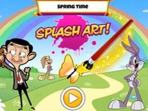 Spring Art Coloring and Drawing Game