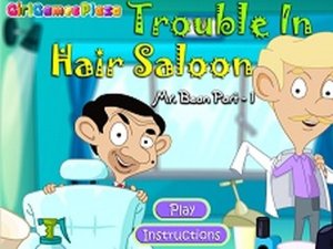 Mr Bean Hair Salon Timing Game