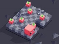 3D Worm Fruit Puzzle
