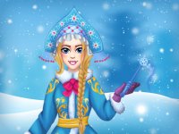 Snegurochka Winter Dress Up Game