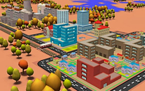 3D City Builder Simulation Online Game