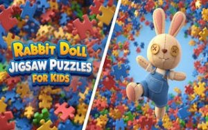 Bunny Stuffed Toy Sliding Puzzle